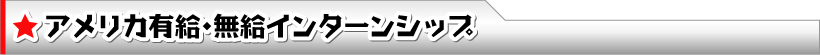 アメリカ有給・無給インターンシップ